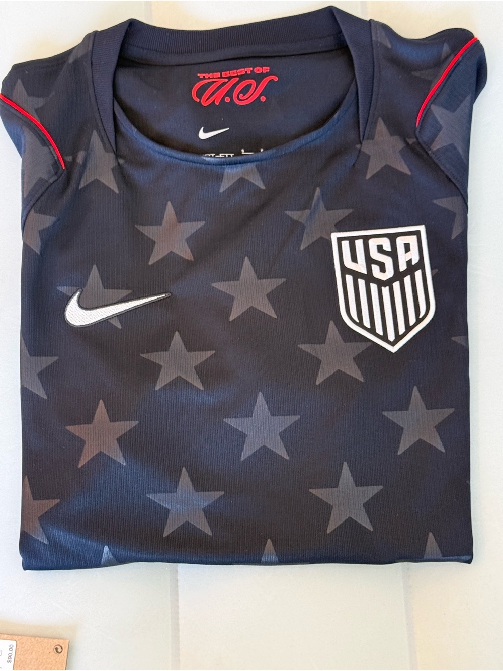 Nike USA Men’s Soccer 2026 World Cup Stadium Away Jersey (Black) (NEW W/ TAGS) - Picture 3 of 14